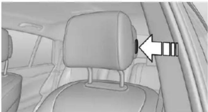 BMW 535i Xdrive (2014) - Distance to back of head: manual head restraints - 1