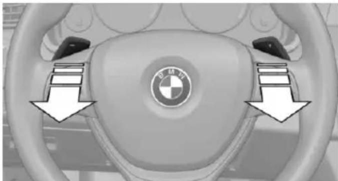 BMW 535i Xdrive (2014) - Shift paddles - 1
