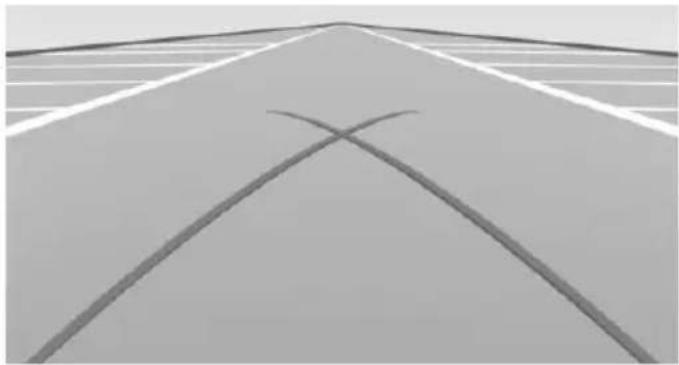 BMW 535i Xdrive (2014) - Turning circle lines - 1