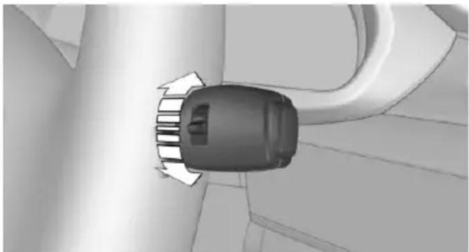 BMW 535i Gran Turismo (2015) - Setting the frequency or sensitivity of the rain sensor - 1