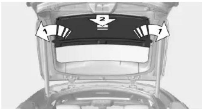 BMW 535i Gran Turismo (2015) - Cargo cover in tailgate - 1