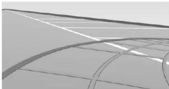 BMW 535i Gran Turismo (2015) - Parking using pathway and turning radius lines - 2
