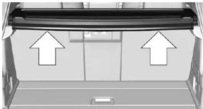BMW 535i Gran Turismo (2015) - Cargo cover in the cargo area - 1