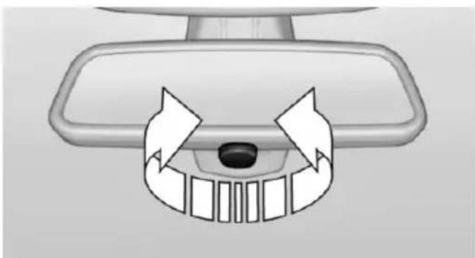 BMW 5 Series Sedan (2016) - Interior rearview mirror, manually dimmable - 1