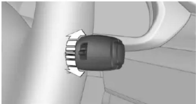 BMW 5 Series Sedan (2016) - Setting the frequency or sensitivity of the rain sensor - 1