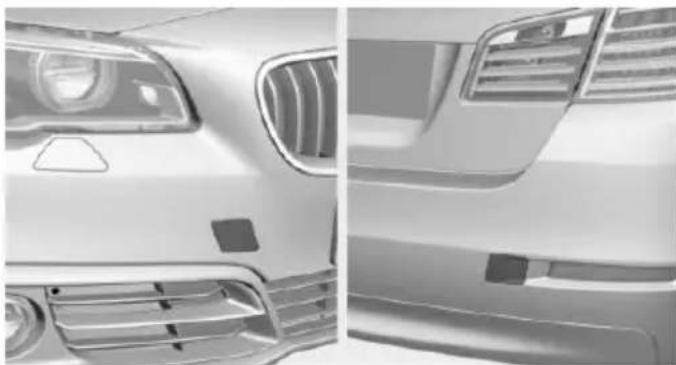BMW 5 Series Sedan (2016) - Screw thread for tow fitting - 1