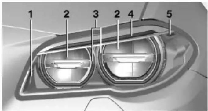 BMW 5 Series Sedan (2016) - LED headlights - 1