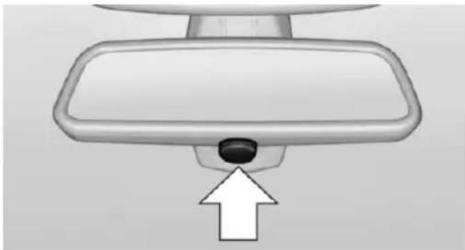 BMW 5 Series Sedan (2016) - Indicator lamp on the interior rearview mirror - 1