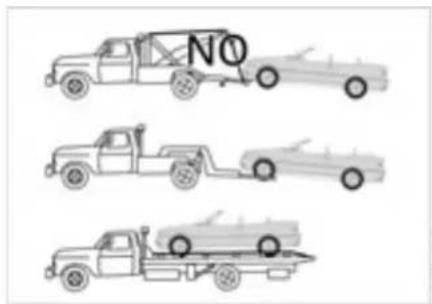 BMW 330Ci Convertible (2003) - Towing the vehicle - 1