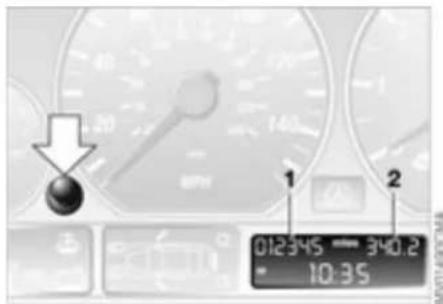 BMW 330Ci Convertible (2003) - Odometer - 1