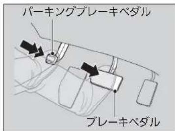 パーキングブレーキペダル ブレーキペダル