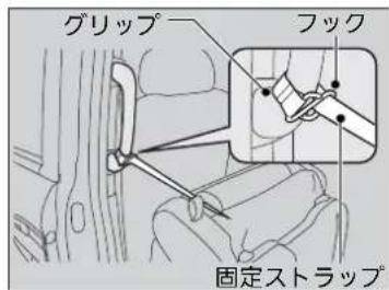 グリップ フック 固定ストラップ
