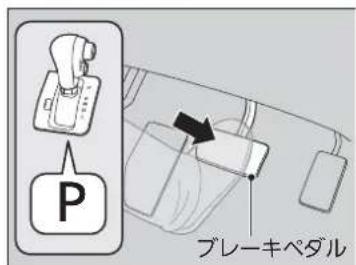 P ブレーキペダル
