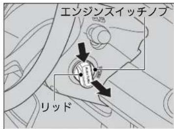 エンジンスイッチノブ リッド