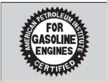 AMERICAN PETROLEUM INSTITUTE FOR GASOLINE ENGINES CERTIFIED