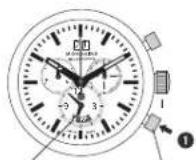Mondaine Chronograph Sport GGM.D037 - Alarmzeit einstellen - 1