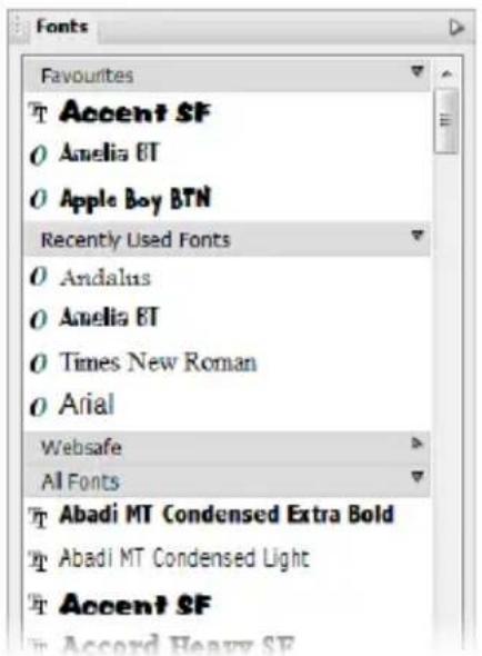 SERIF PagePlus X5 - Using fonts - 2