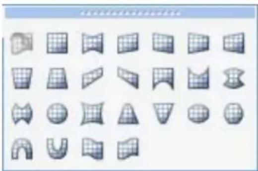SERIF PagePlus X5 - To apply a basic mesh warp to a selected object: - 1