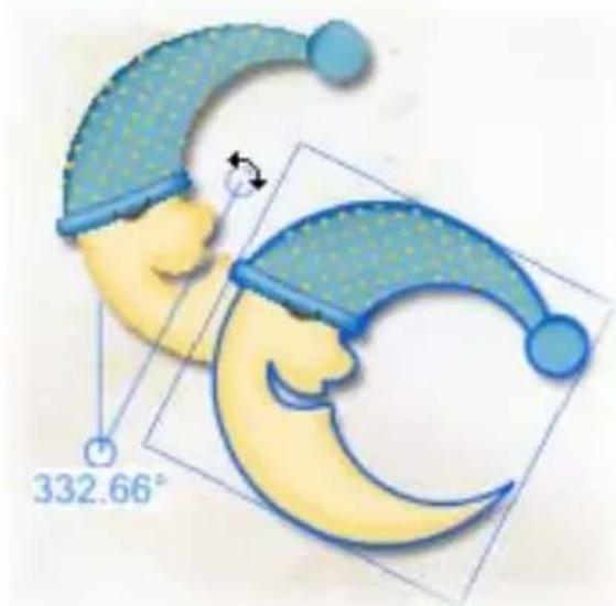 SERIF CraftArtist - To change the rotation origin point: - 2