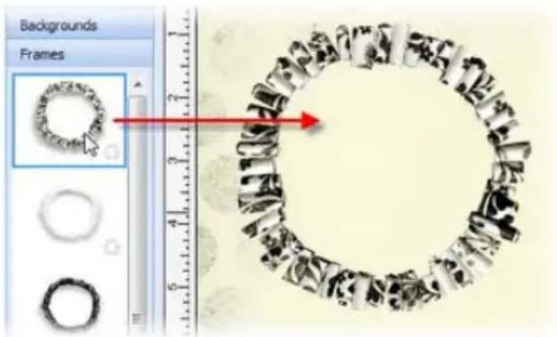 SERIF CraftArtist - Adding photo frames - 1