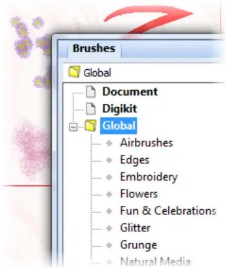 SERIF CraftArtist - Choosing brush types - 1