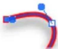 SERIF CraftArtist - To reshape a curved line: - 3