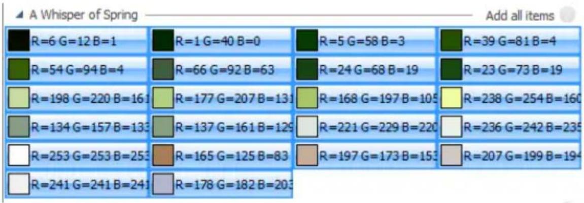SERIF CraftArtist - Adding swatches to the Digikit palette - 1