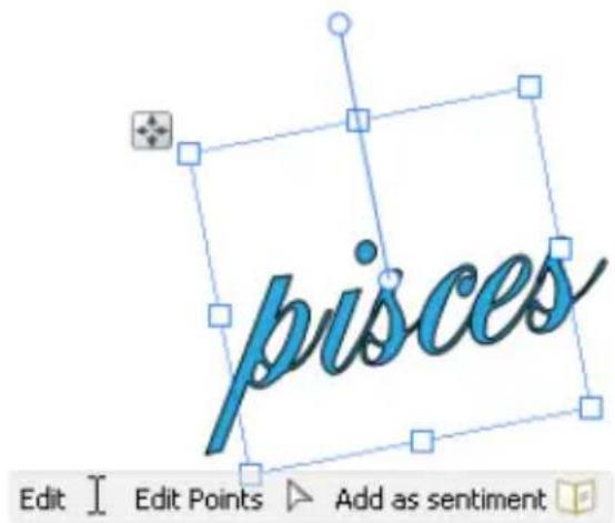 SERIF CraftArtist - To edit text on the page: - 1