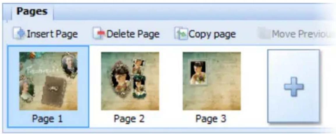 SERIF CraftArtist - To expand the Pages tab: - 1