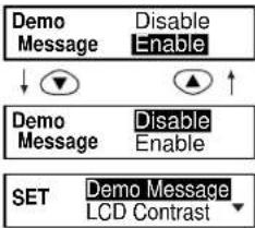 SEIKO ER2100 - ● Changing the Demo mode - 2