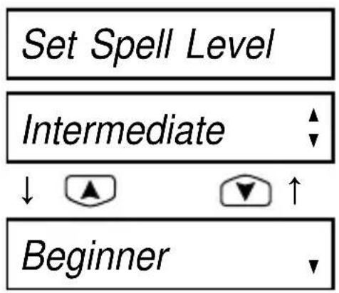 SEIKO ER2000 - Selecting the Spellchecker level - 1