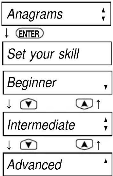 SEIKO ER2000 - - Setting the level of the game and solver - 1