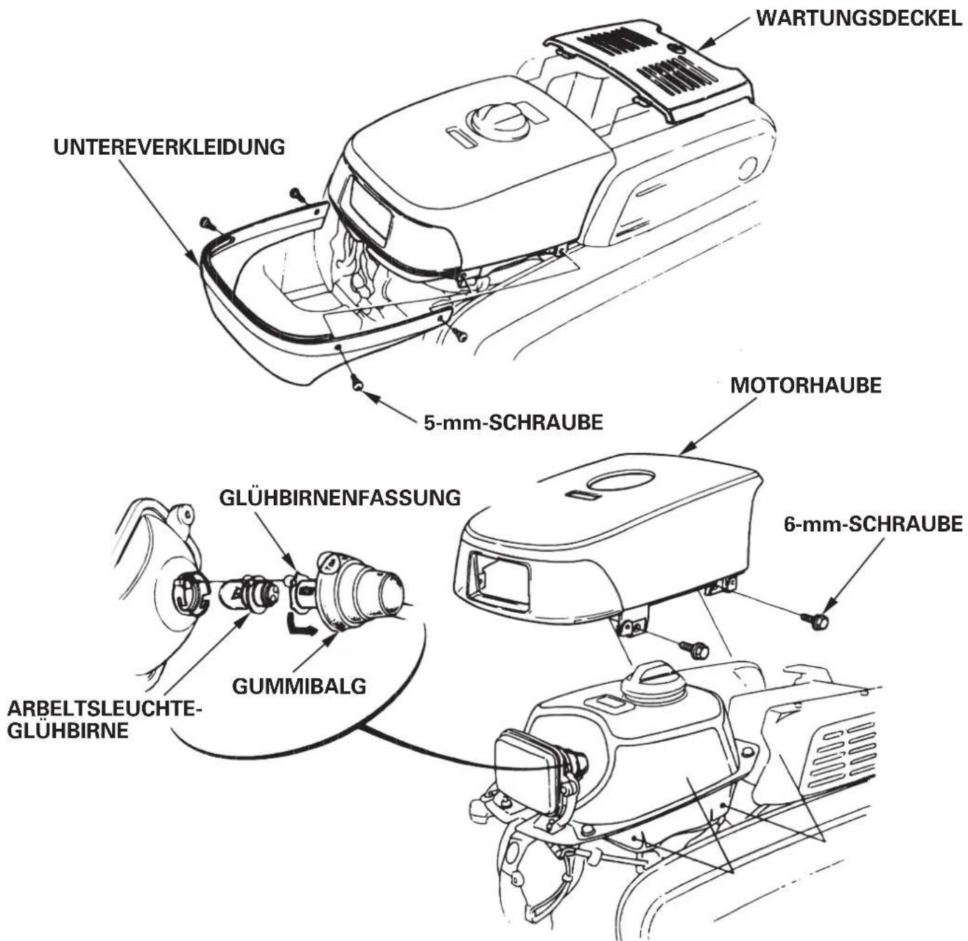 Honda F810 - AuswechselnderArbeitsleuchte(nuranModelIGE) - 1