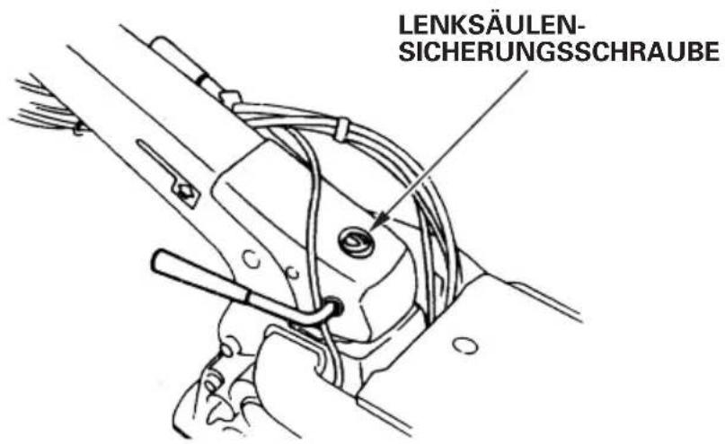 LENKSÄULEN- SICHERUNGSSCHRAUBE