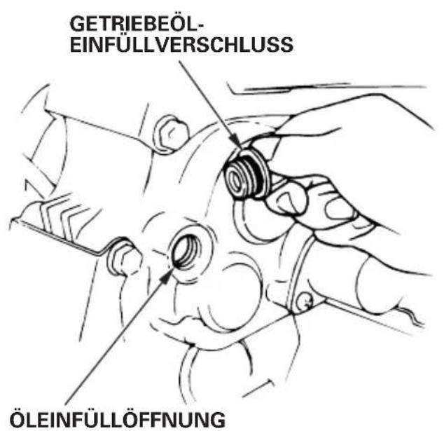 GETRIEBEÖL- EINFÜLLVERSCHLUSS ÖLEINFÜLLÖFFNUNG