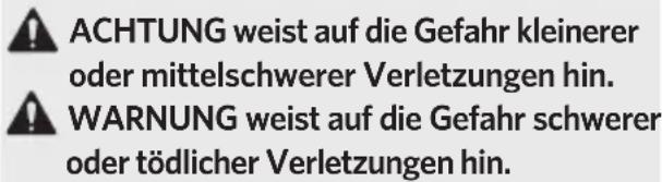 Diamant Sona - Bedeutung der Sicherheitssymbole und -hinweise - 1