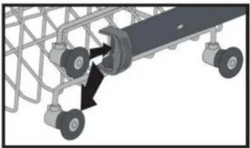 Montpellier MDI650X - Upper Basket Height Adjustment - 2
