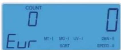 Pro 40 Mix Euro - Selection of counting modes - 2