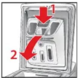 BOSCH WOT24255ES - Cleaning the detergent dispenser - 1