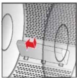 BOSCH WOT24255ES - Removing an object from between the drum and outer tub - 5