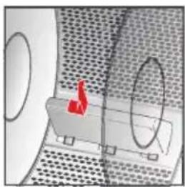 BOSCH WOT24255ES - Removing an object from between the drum and outer tub - 4