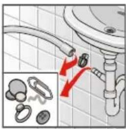 BOSCH WOT24255ES - Drainage hose on the siphon blocked - 1