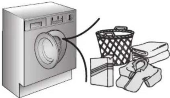 Montpellier MWDI7554 - Putting detergent in machine - 1