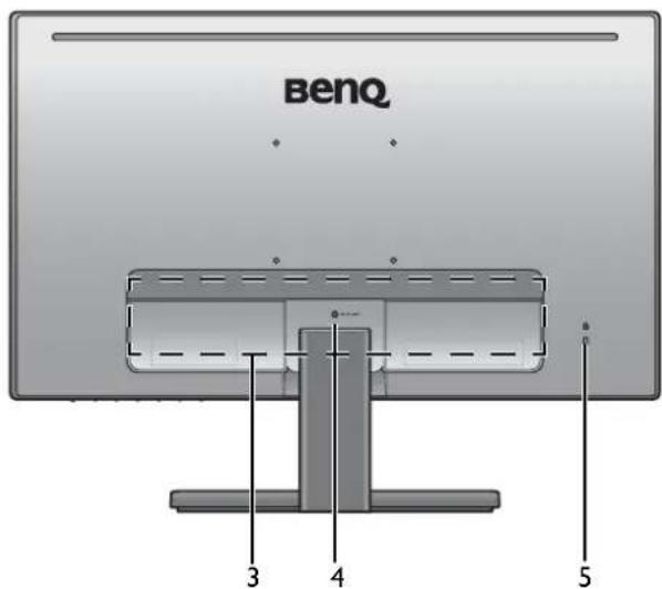 BENQ GW2470HL - Back view - 1