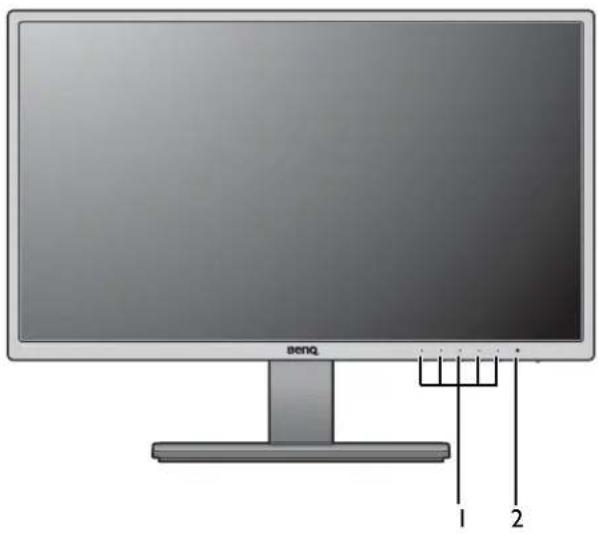 BENQ GW2470HL - Front view - 1