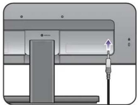 BENQ GW2470HL - Connect the headphone. - 7