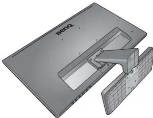 BENQ GW2470HL - Attach the monitor base. - 8