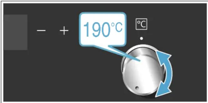 SIEMENS iQ100 HB113FBM0 - Heizart und Temperatur einstellen - 2
