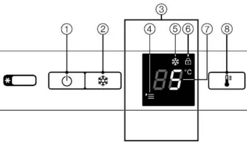 MIELE K 32222 i LI - Bedienblende - 1