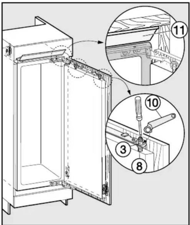 MIELE K 35282 iDF LI - - Verstellung in der Höhe (Y) - 1